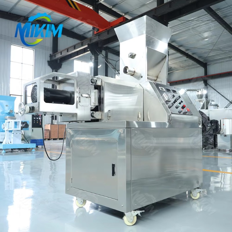 Food Snacks Making Machine - MIKIM Çift Vidalı Ekstrüder Fiyatları Şişmiş