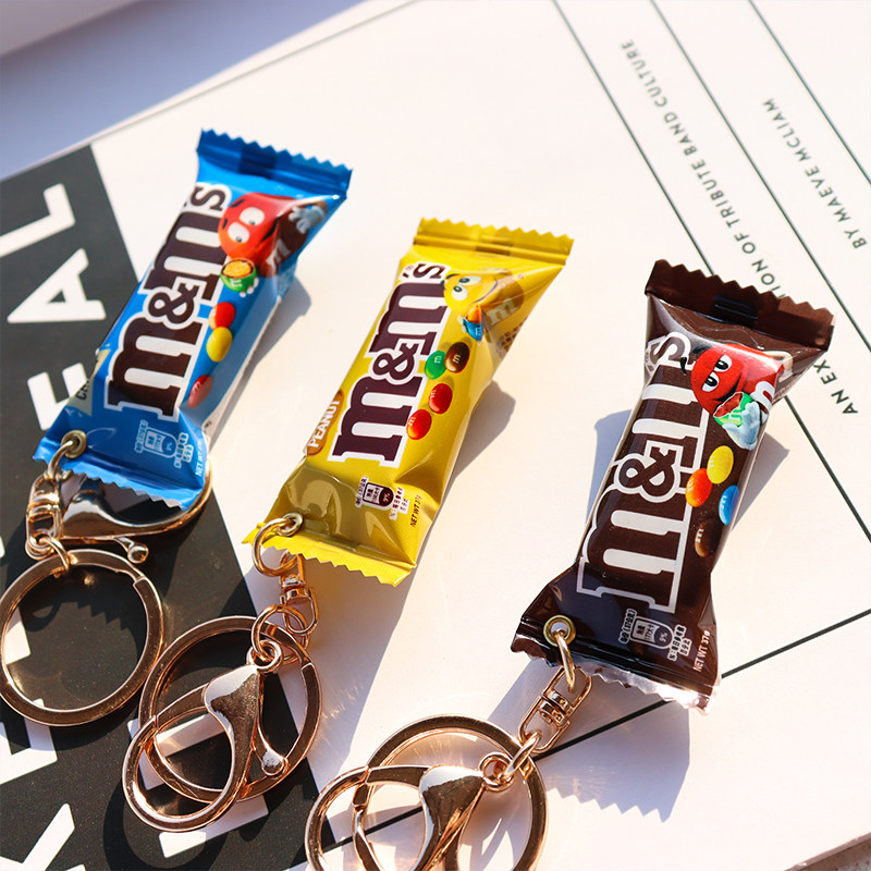 Yellow Food Snacks - M&M's! Mavi Sarı ve Kahverengi Eğlenceli