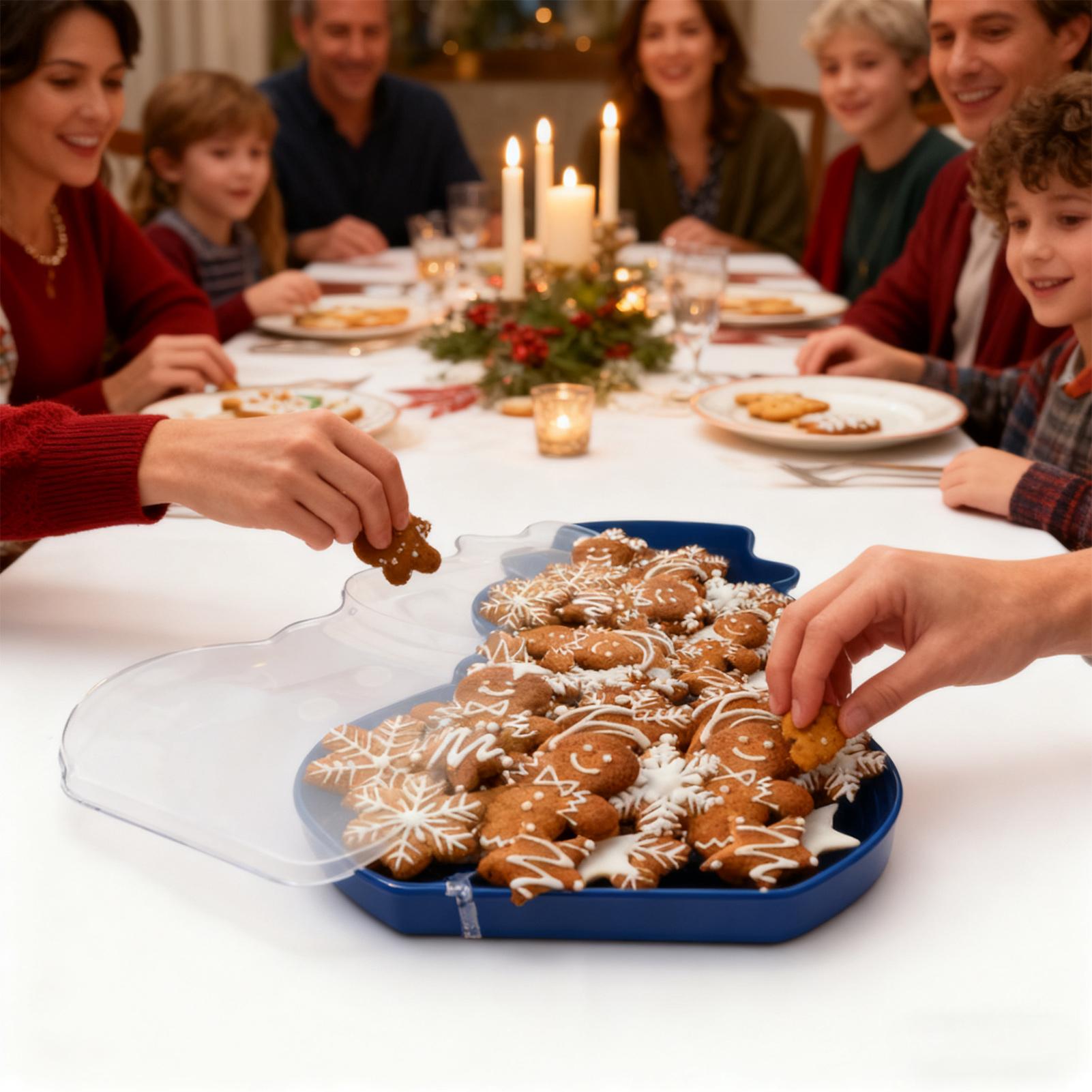 Food Platter Snacks - Noel atıştırmalık tepsisi yiyecek organizatörü servis