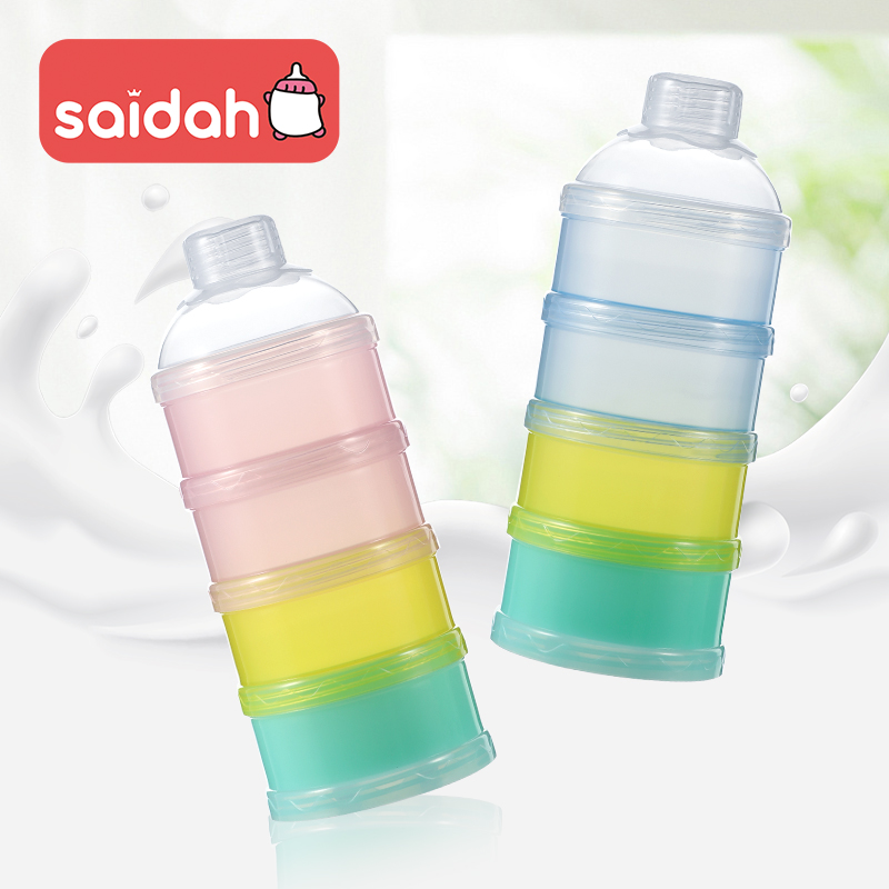 Food Snacks For 1 Year Old - Bebek Besleme Taşınabilir 4 Katmanlı Süt