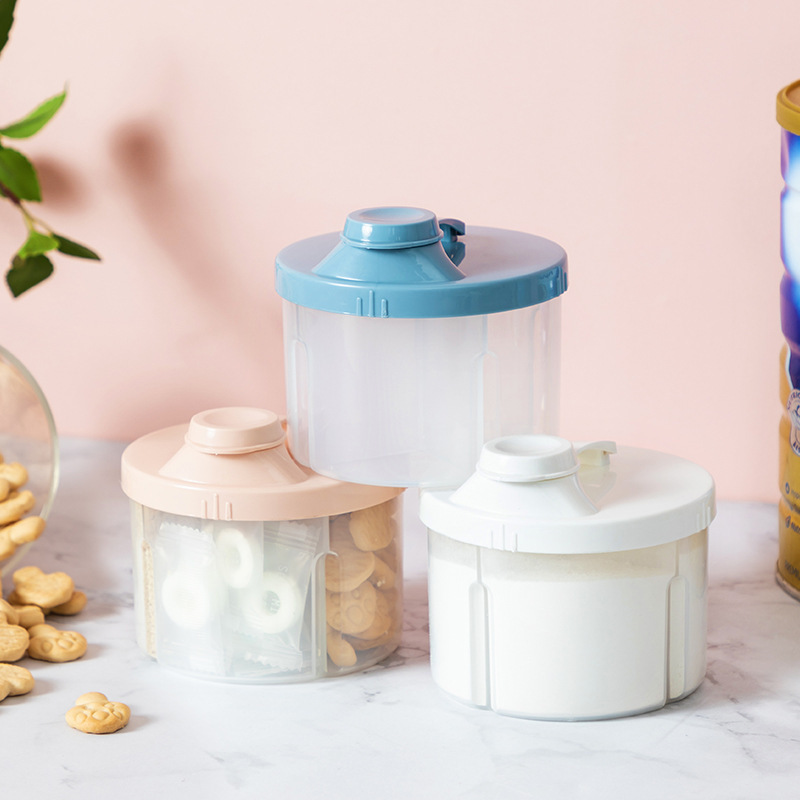 Food Snacks For 1 Year Old - 1 adet Taşınabilir Dört Katmanlı Süt
