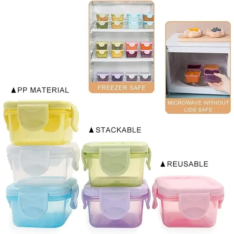 4 Adet Mini Hava Geçirmez Gıda - Food Snacks For 1 Year Old incelemesi ve fiyatı