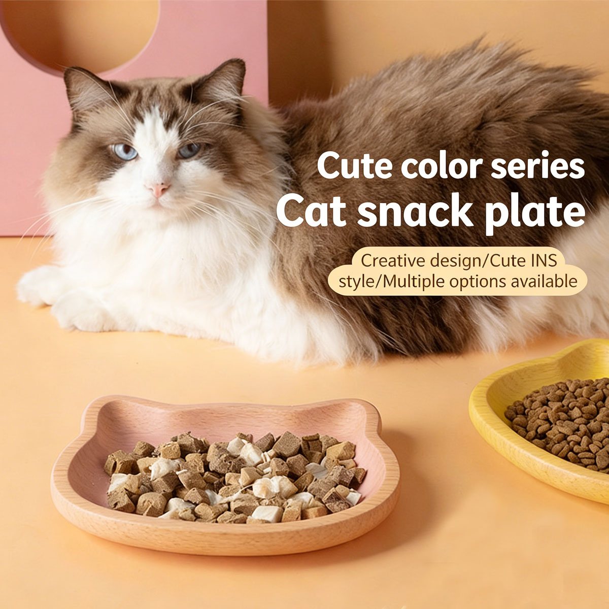 Sevimli Kedi Şeklinde Evcil Ha - Food Snacks Options incelemesi ve fiyatı