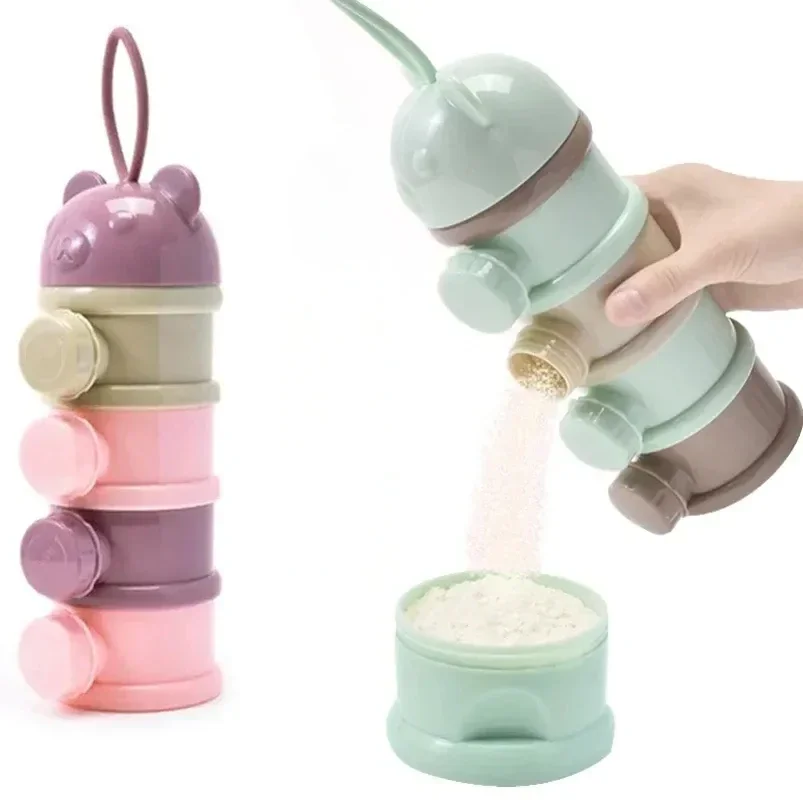 Süt Tozu Kutusu 4 Katmanlı Ayı - Food Snacks For 1 Year Old incelemesi ve fiyatı