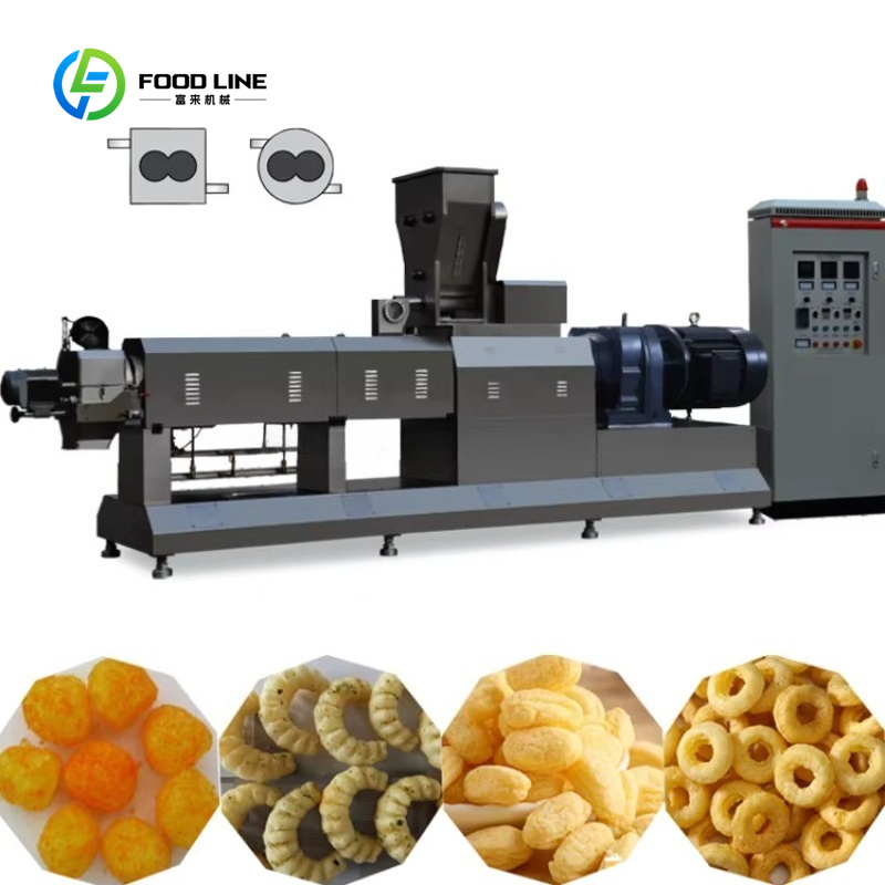 Özelleştirilmiş Çift Vidalı Ek - Food Snacks Making Machine incelemesi ve fiyatı