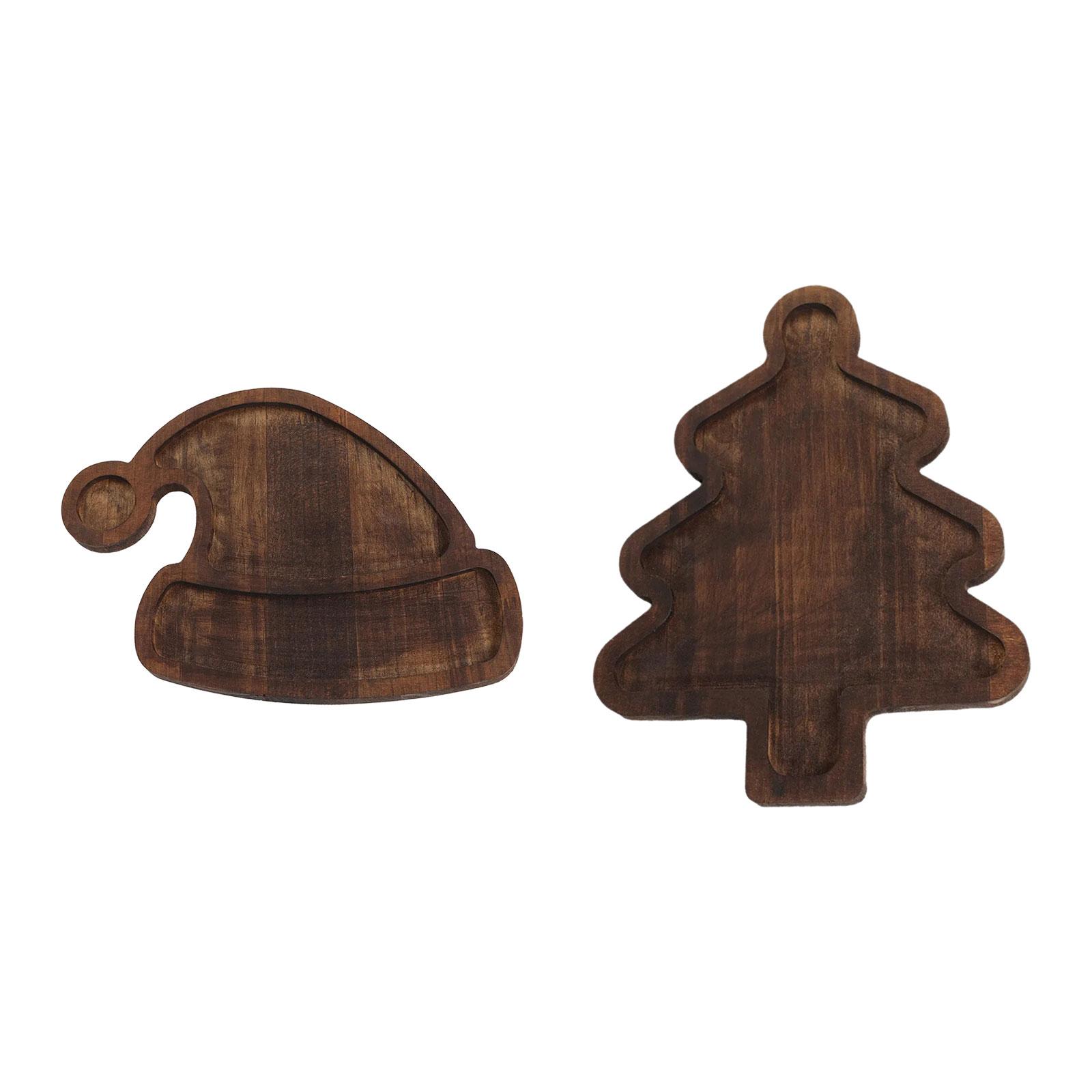 Ahşap Servis Tabağı Noel Dekor - Food Platter Snacks incelemesi ve fiyatı
