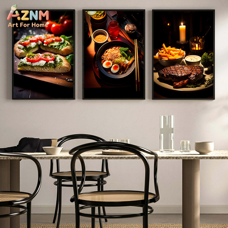 AZNM Gurme Gıda Kanvas Posteri - Food Platter Snacks incelemesi ve fiyatı