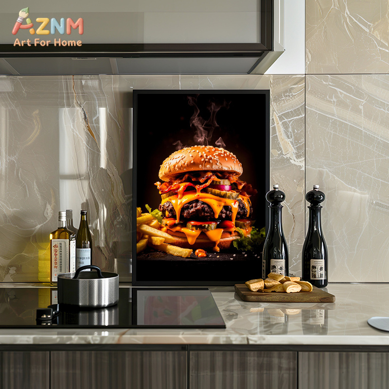 AZNM Gurme Gıda Kanvas Posteri - Food Platter Snacks incelemesi ve fiyatı